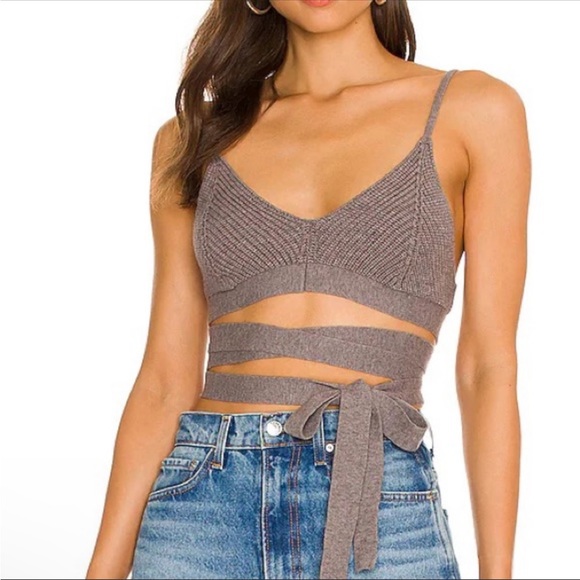 For Love And Lemons Tops - for love and lemons joan cami top in grey